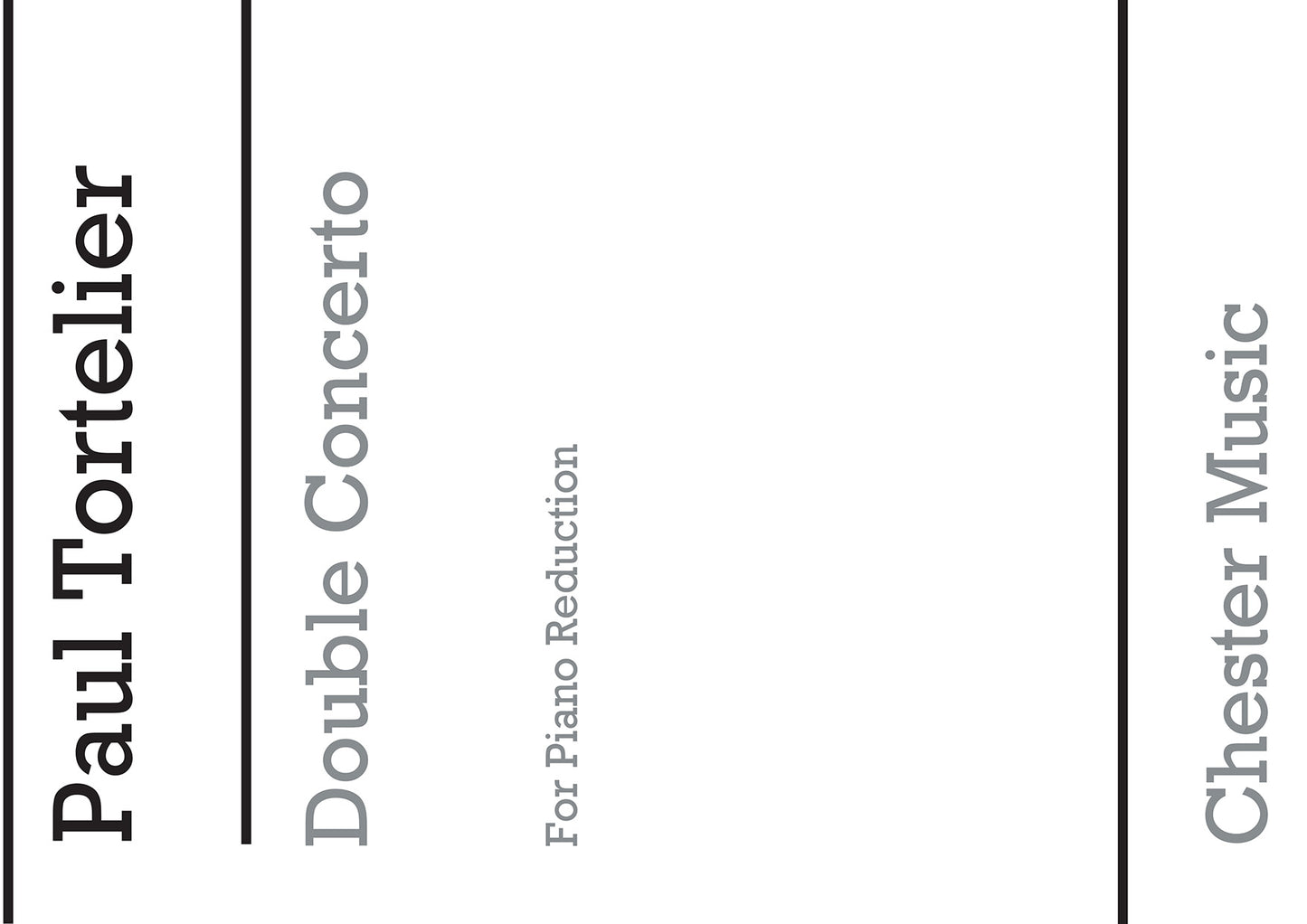 Double Concerto (Piano Reduction) de Paul Tortelier, Livre pour accompagnement de piano