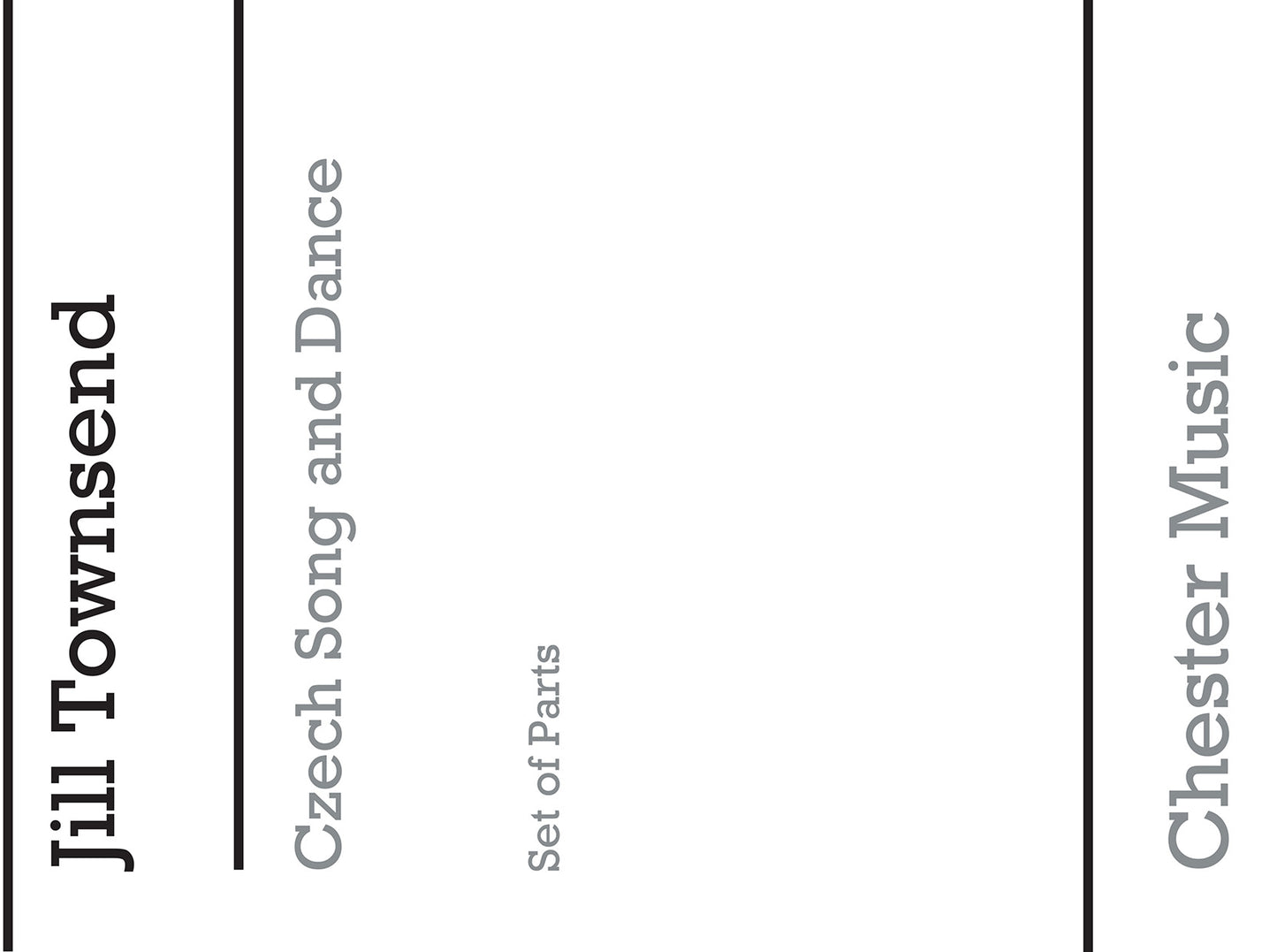 Playstring Moderately Easy No 3 Czech Song & Dance de Townsend, Livre pour orchestre