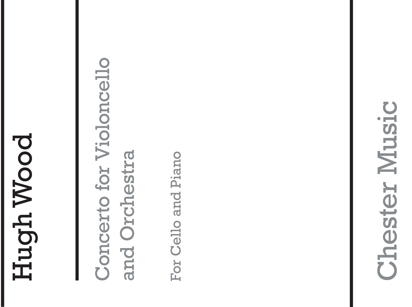 Cello Concerto Op.12 (Cello And Piano) de Hugh Wood, Livre pour violoncelle et Piano