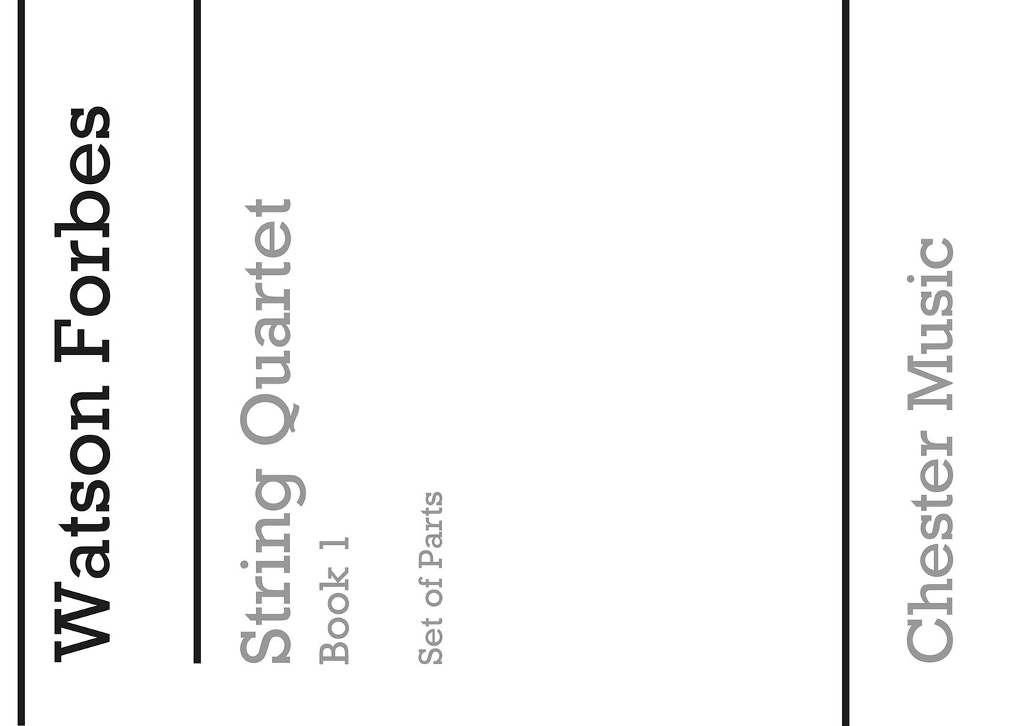 Easy String Quartets Book One (Parts Only), Livre pour quatuor à cordes