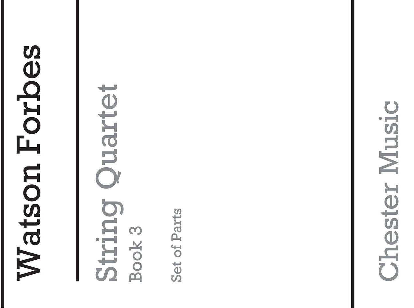 Easy String Quartets Book 3 (Parts Only), Livre pour quatuor à cordes