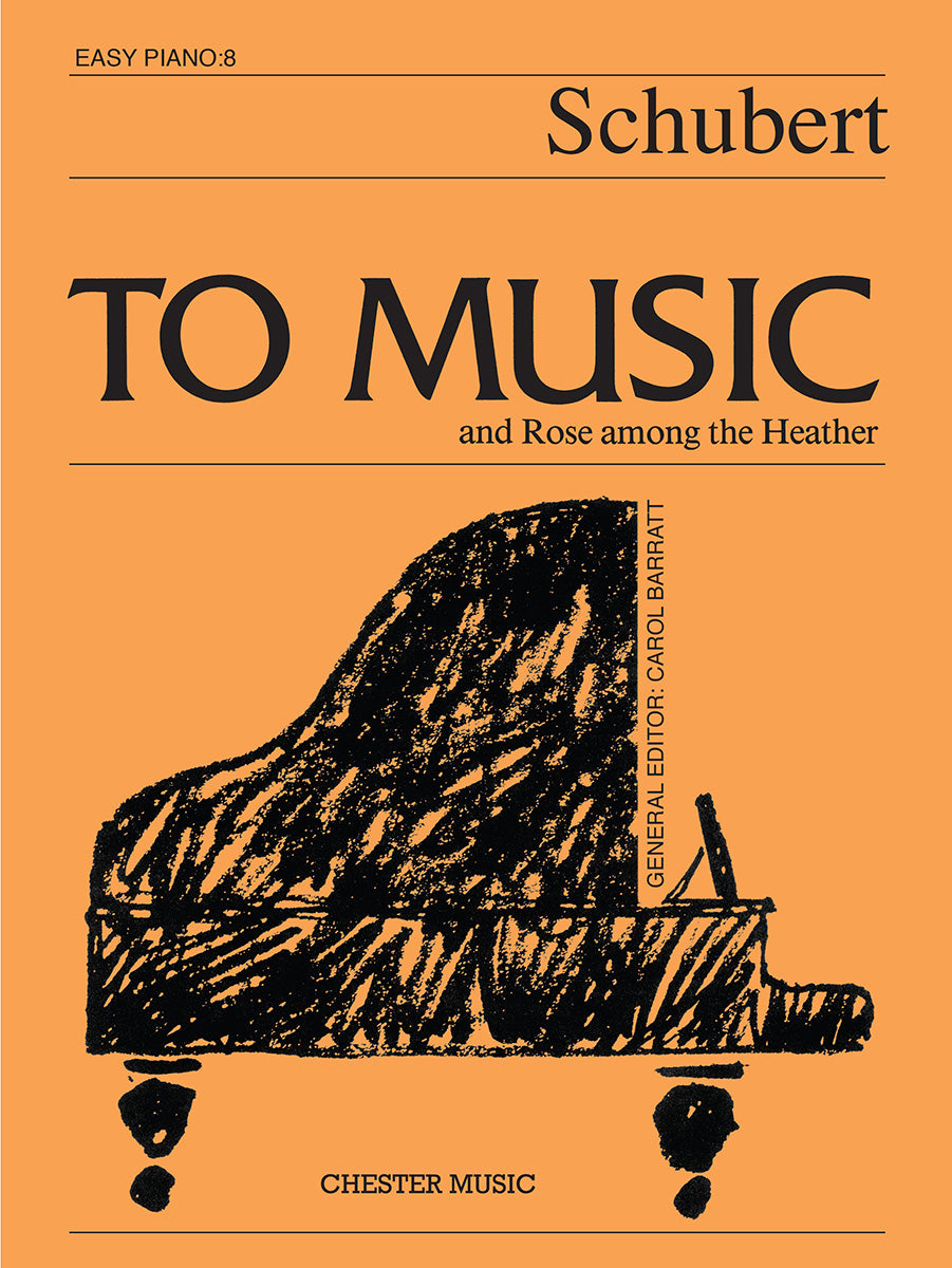 To Music (Easy Piano No.8) de Franz Schubert, Livre pour piano facile