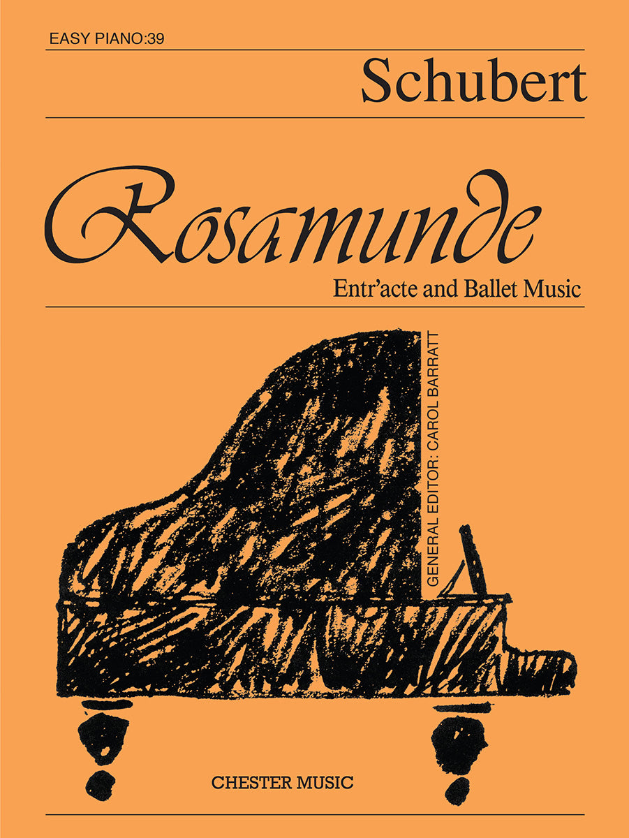 Rosamunde de Franz Schubert, Livre pour piano facile
