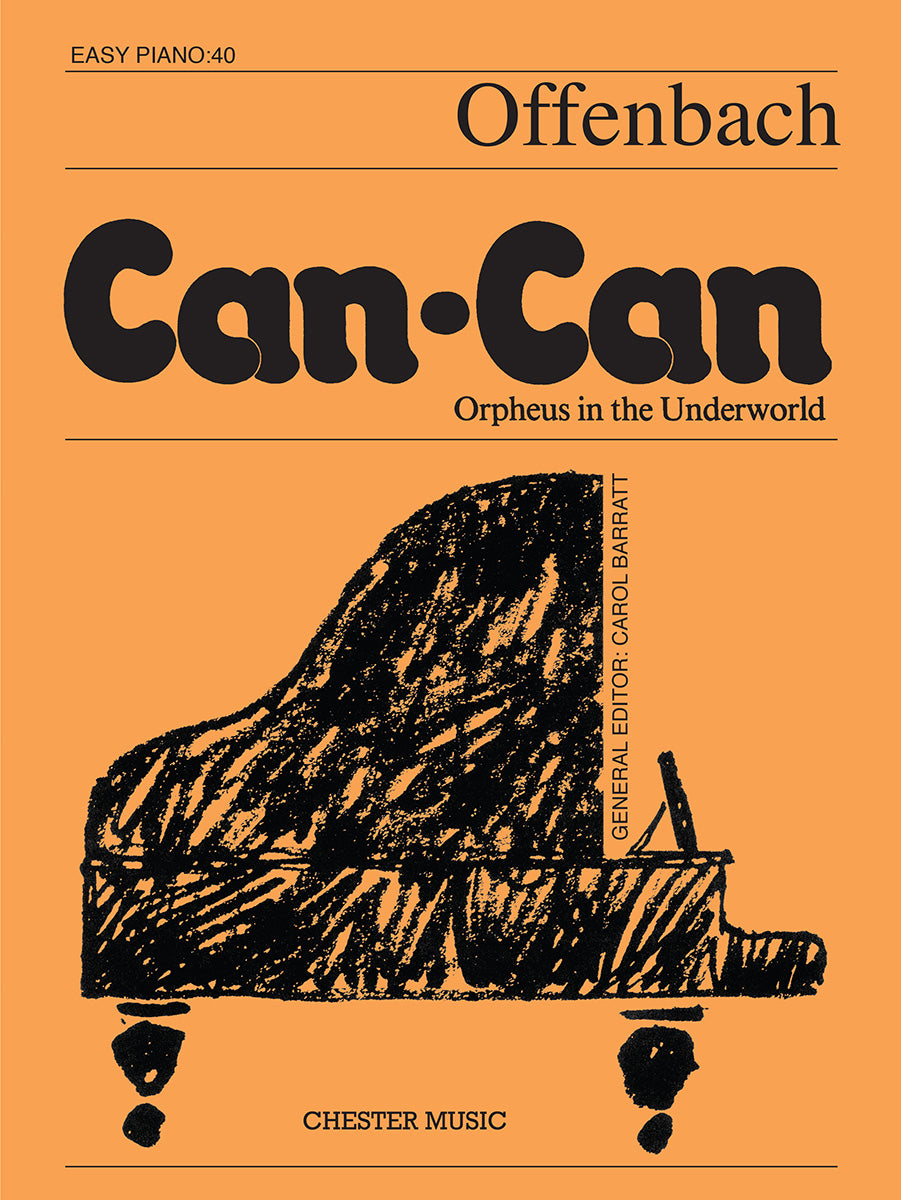 Can-Can (Easy Piano No.40) de Jacques Offenbach, Livre pour piano facile