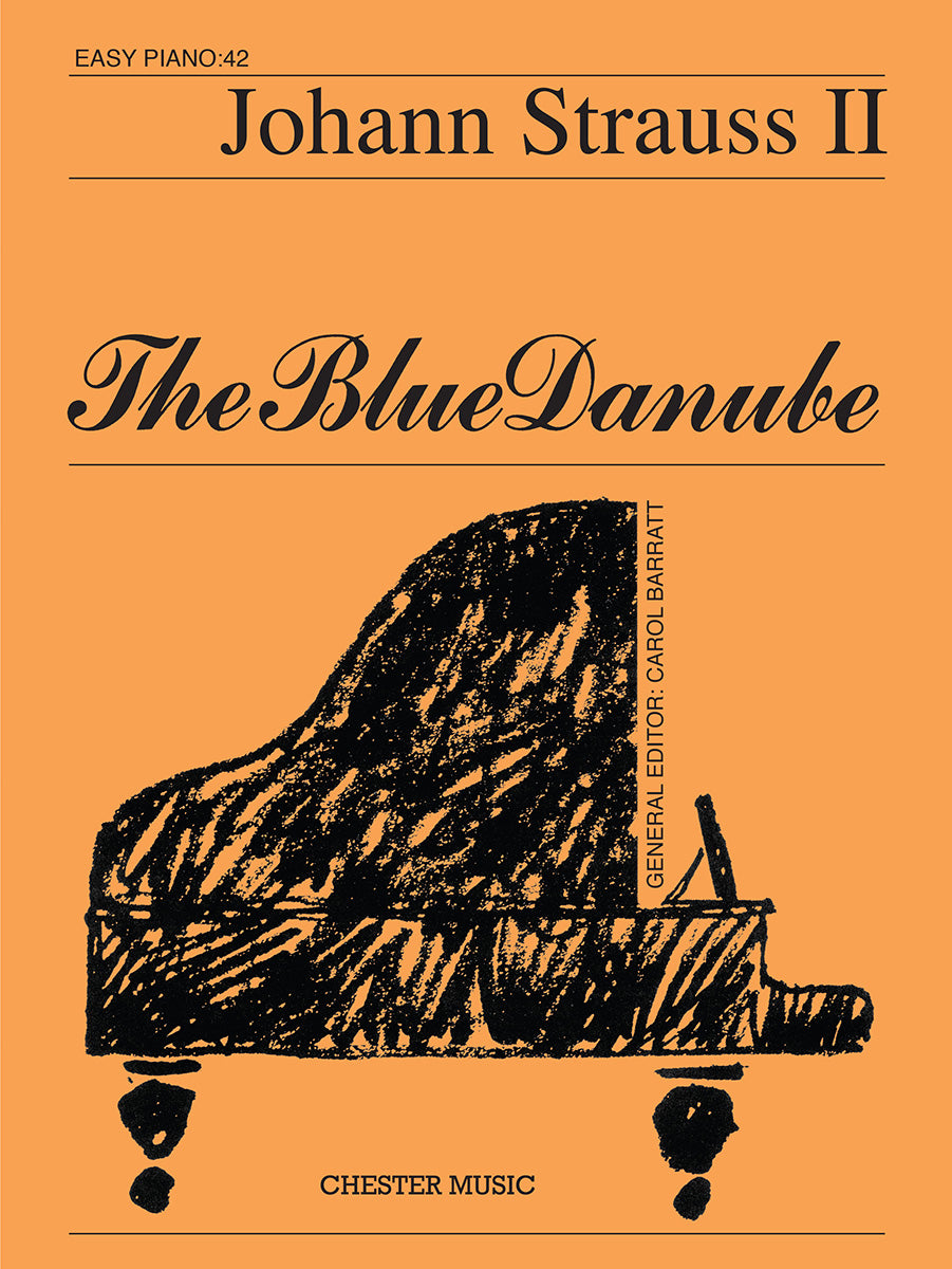 An Der Schonen Blauen Donau de Johann Strauss Jr., Livre pour piano facile