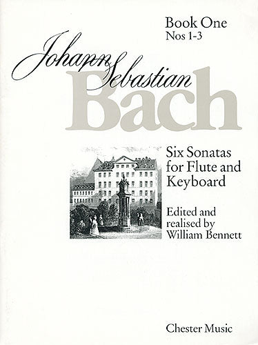 Six Sonatas For Flute And Keyboard Book One de Johann Sebastian Bach, Livre pour flûte et Piano
