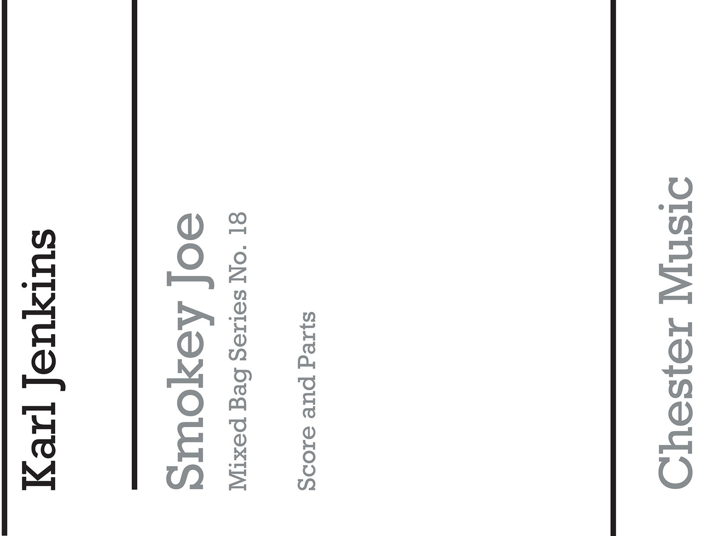 Smokey Joe de Karl Jenkins, Partition + parties pour ensemble à vent