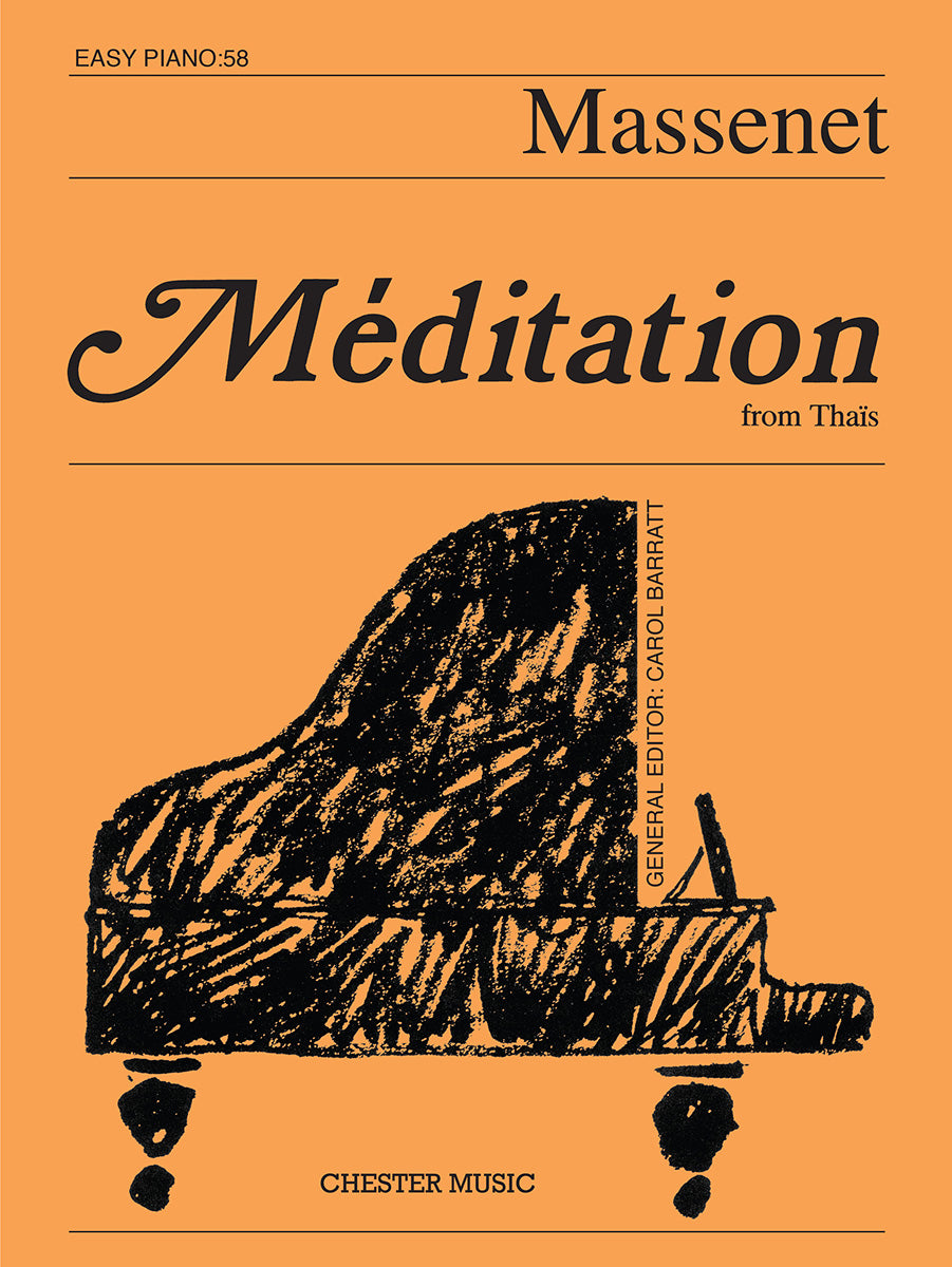 Meditation From Thais (Easy Piano No.58) de Jules Massenet, Livre pour piano facile