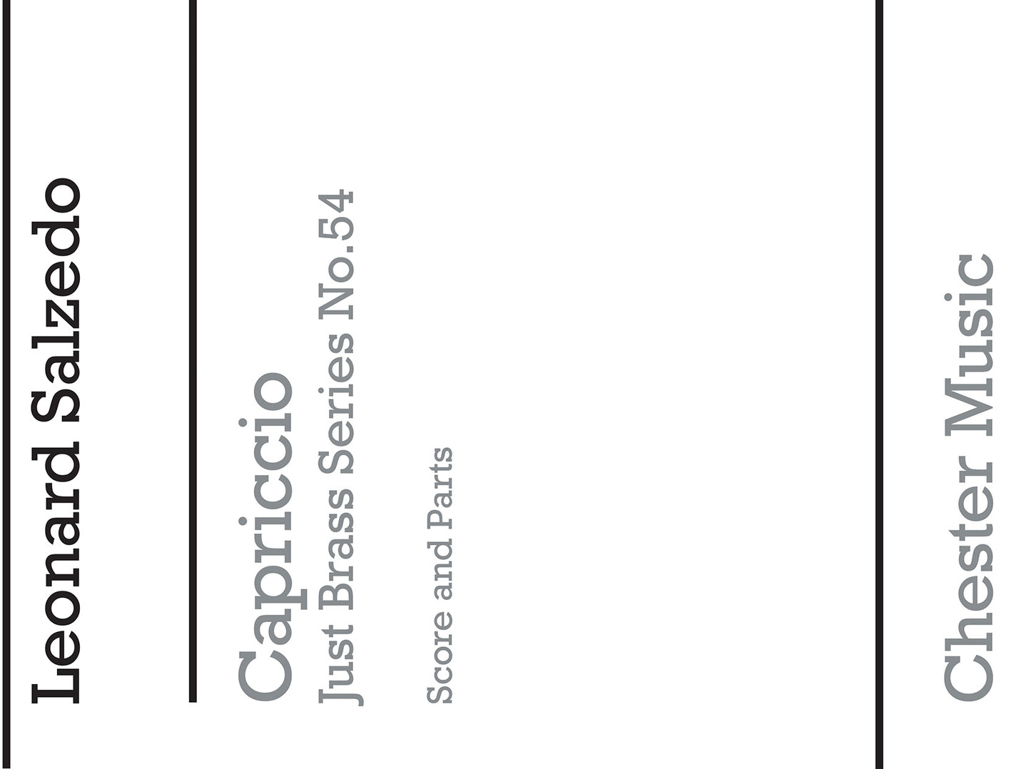Capriccio Op. 90 de Leonard Salzedo, Partition + parties pour quintette de cuivres