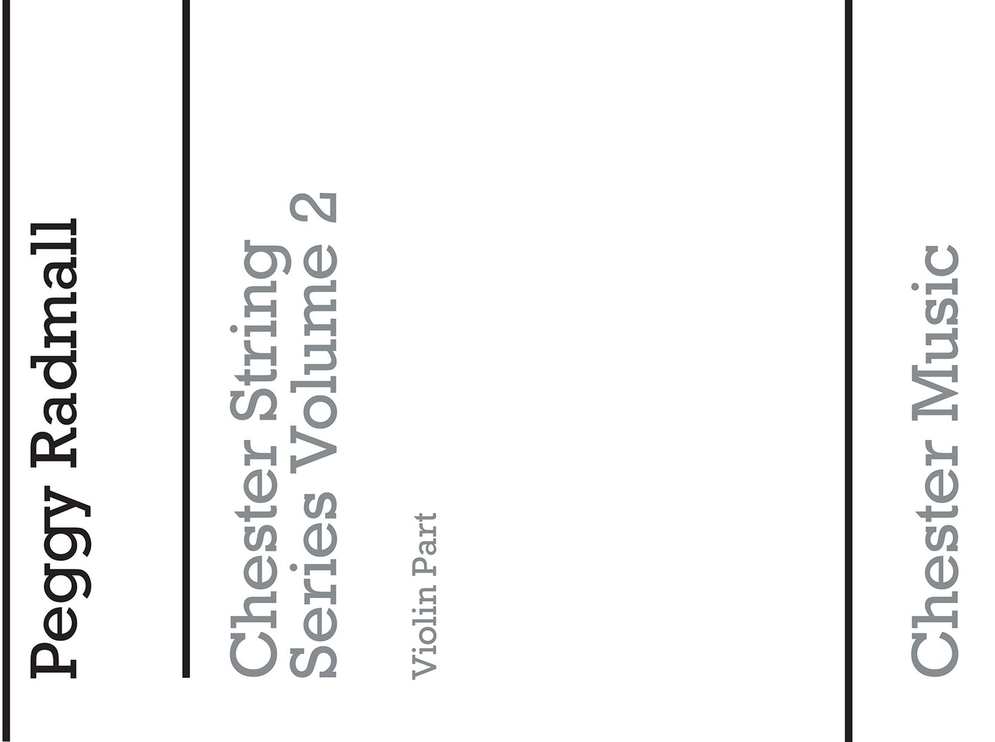 Chester String Series Violin Book 2 (Violin Part) de Peggy Radmall, Livre pour violon