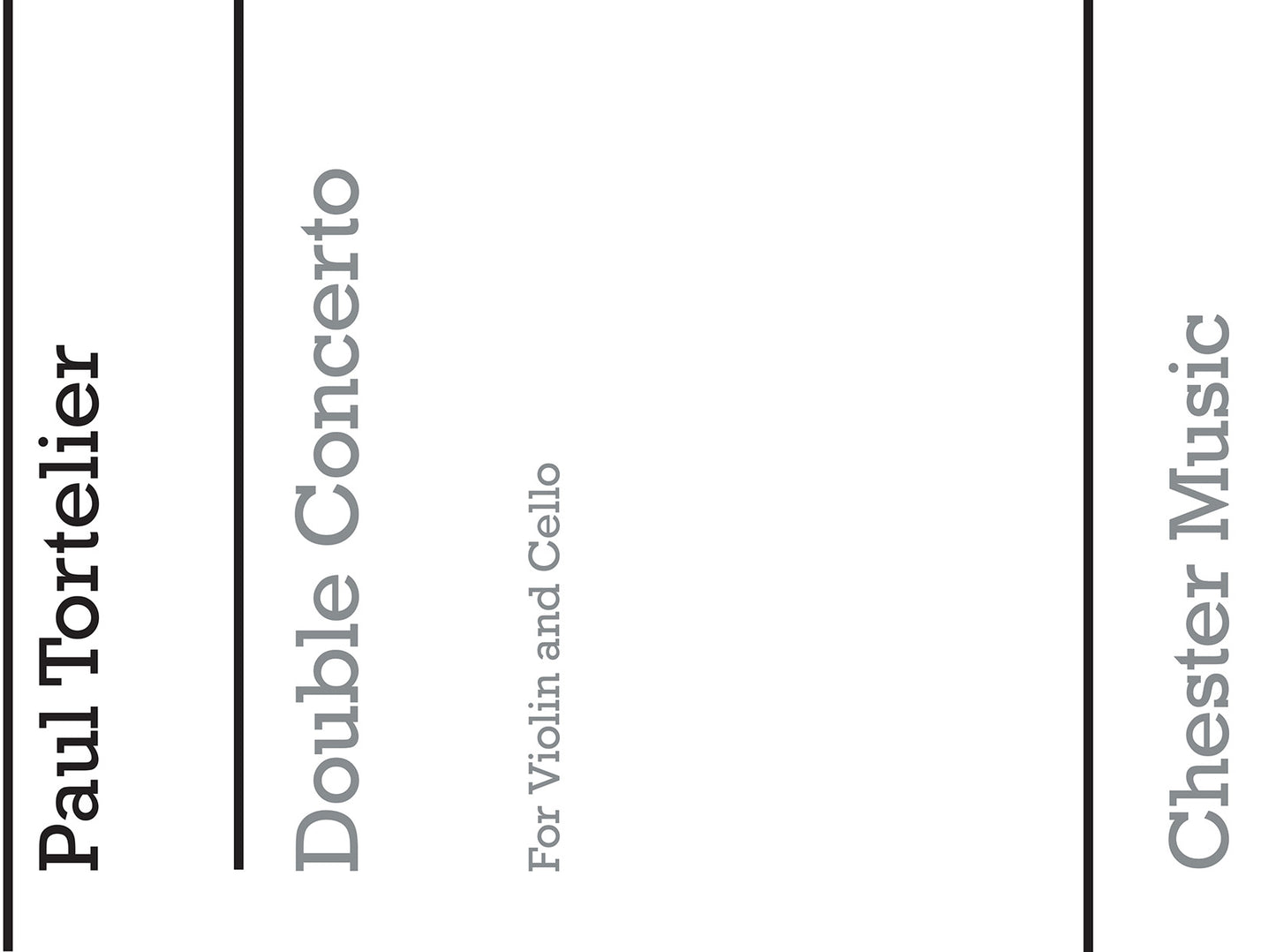 Tortelier Double Concerto Vln/vlc Pts de Paul Tortelier, Livre pour ensemble de chambre