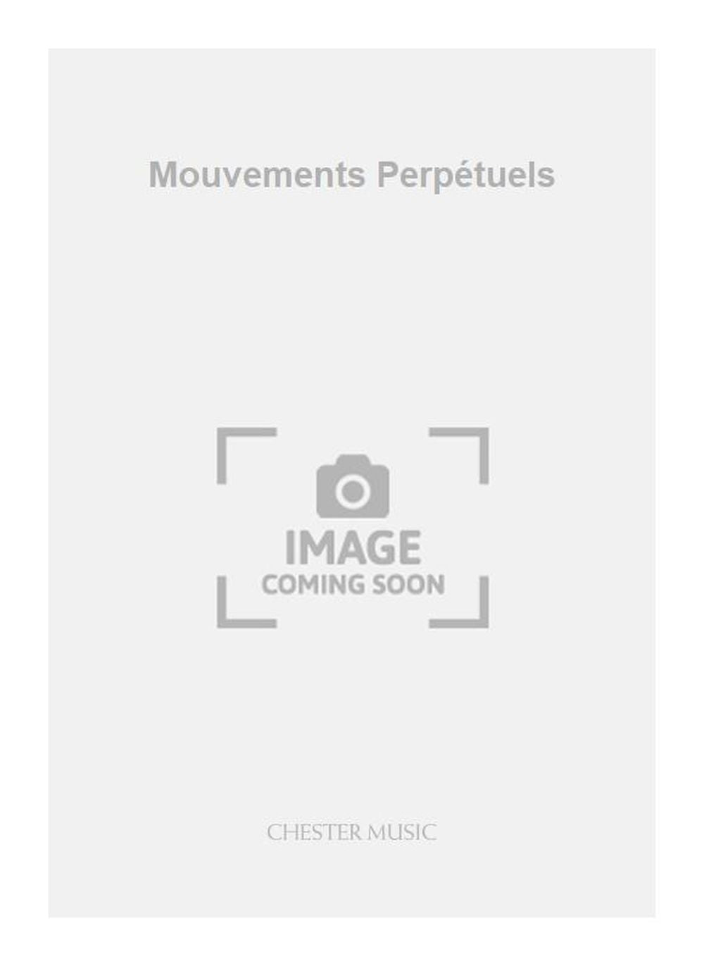 Mouvements Perpétuels de Francis Poulenc, Livre pour ensemble à vent