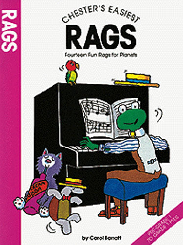 Chester's Easiest Rags de Carol Barratt, Livre pour piano