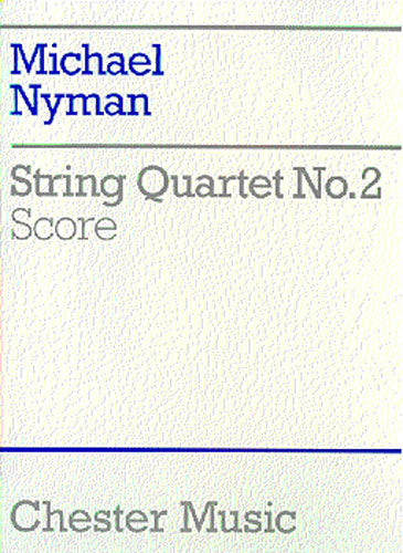 String Quartet No. 2 Score de Michael Nyman, Partition pour quatuor à cordes