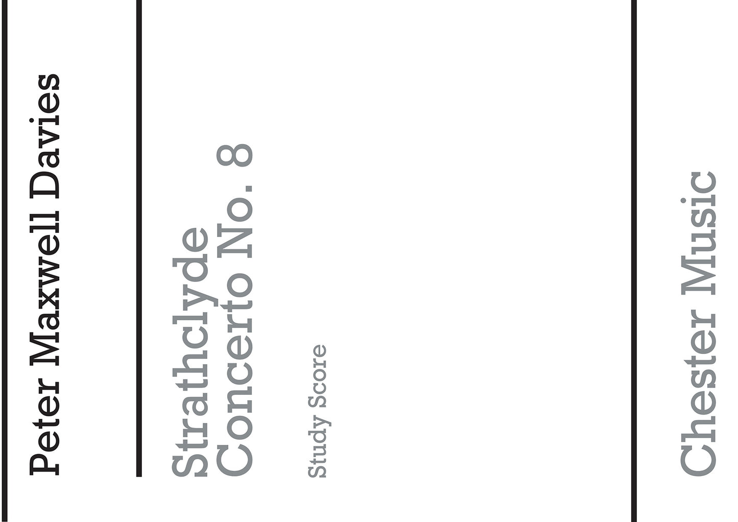 Strathclyde Concerto No. 8 (Miniature Score) de Peter Maxwell Davies, Partition pour orchestre et Basson