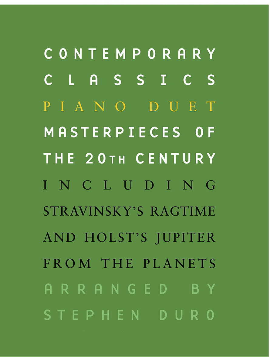 Contemporary Classics Piano Duet, Livre pour duo de pianos