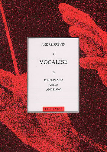 Vocalise For Soprano, Cello And Piano de André Previn, Livre pour ensemble de chambre