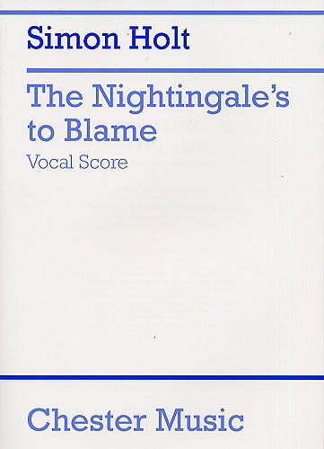 The Nightingale's To Blame de Simon Holt, Partie séparée pour opéra
