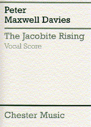 The Jacobite Rising de Peter Maxwell Davies, Partie séparée pour sATB et Piano