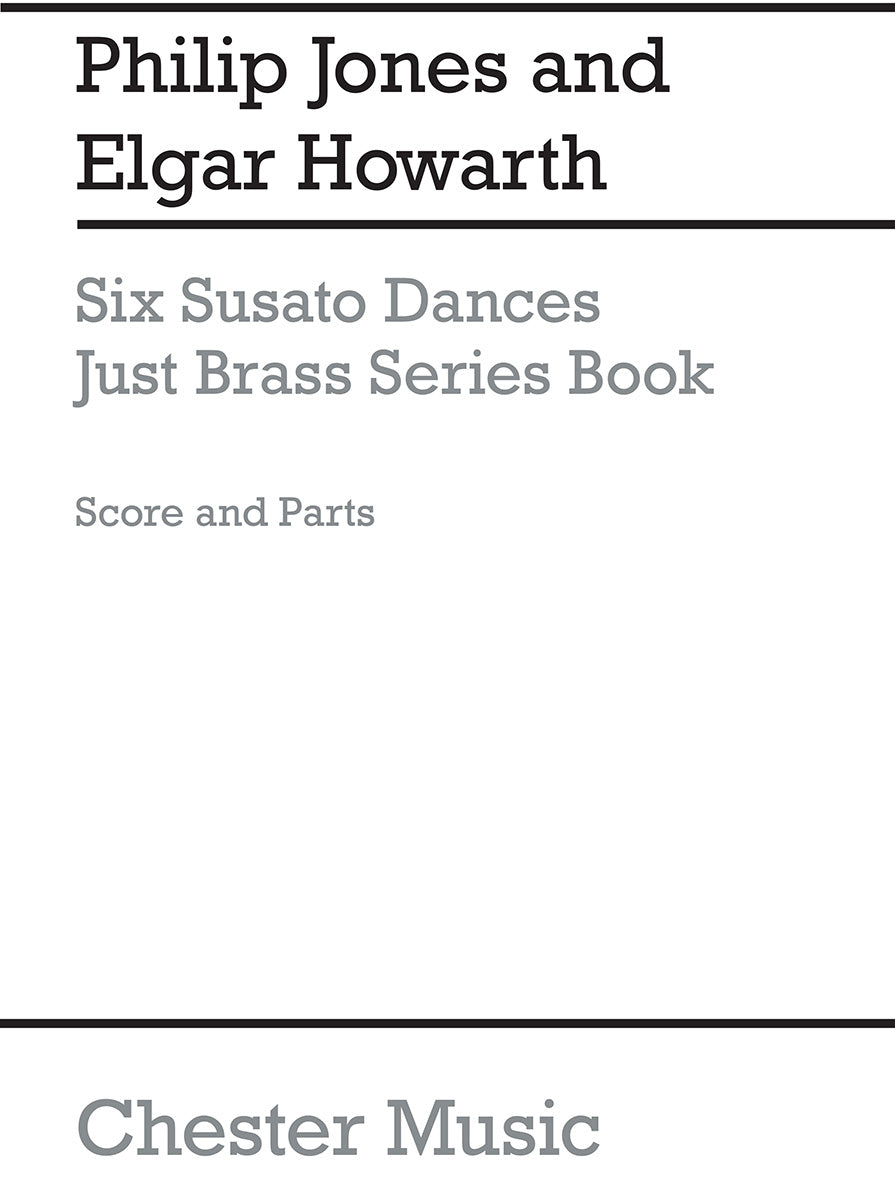 Six Susato Dances de Philip Jones, Livre pour ensemble de cuivres