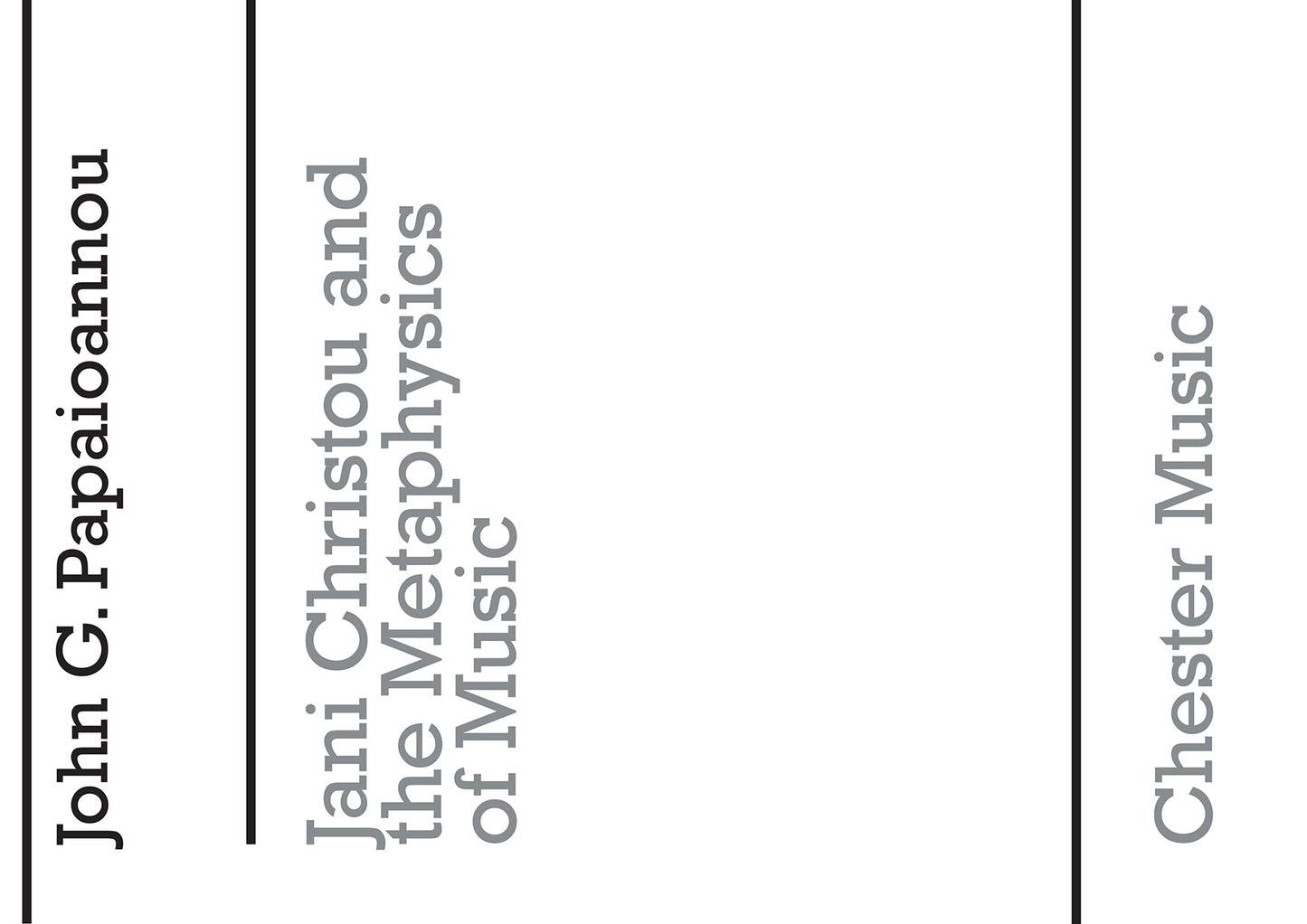 Jani Christoy And The Metaphysics Of Music, Livre