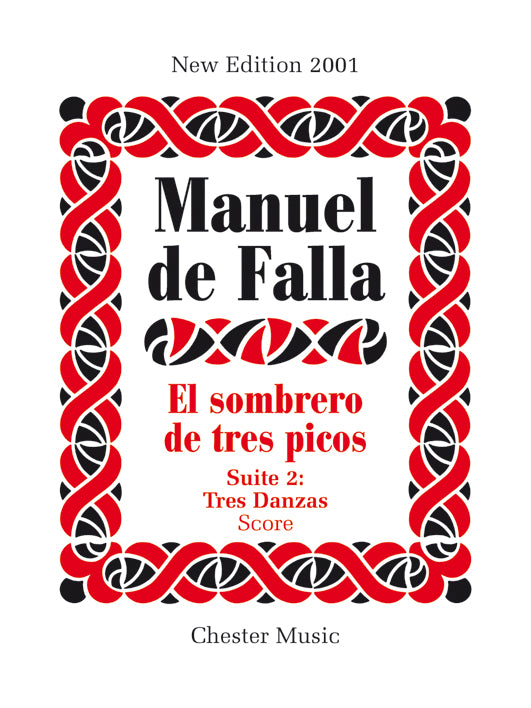 El Sombrero De Tres Picos Suite de Manuel de Falla, Partition pour orchestre