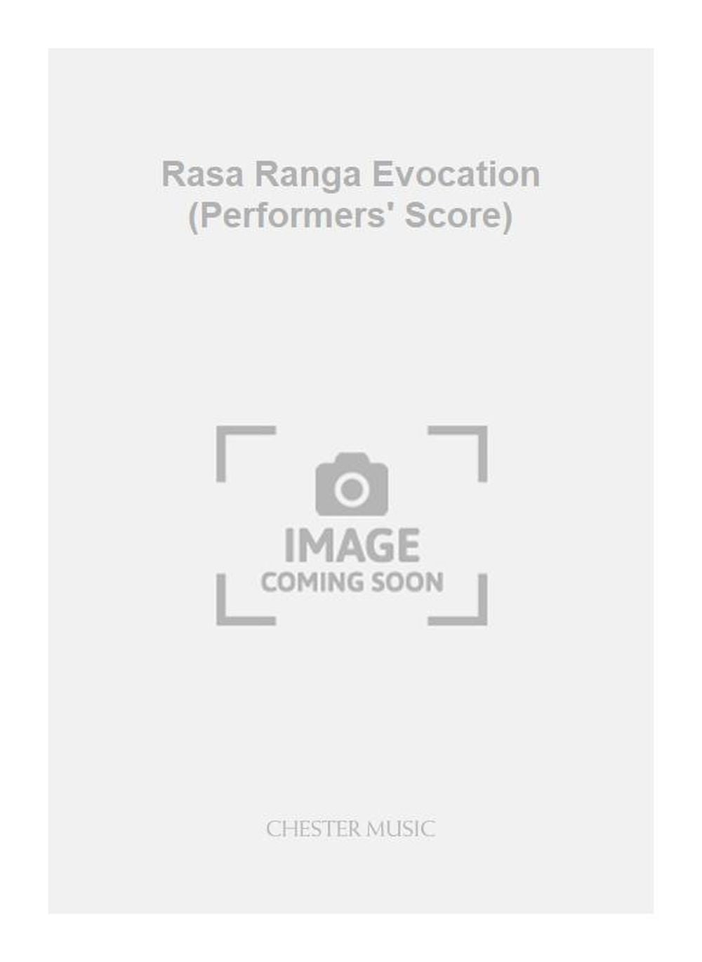 Rasa Ranga Evocation (Performers' Score) de Joby Talbot, Partition pour flûte et Guitare