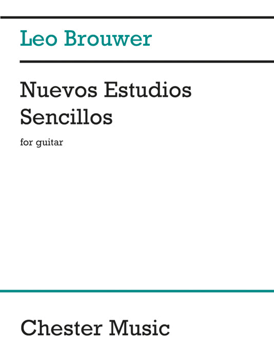 Nuevos Estudios Sencillos de Leo Brouwer, Livre pour guitare
