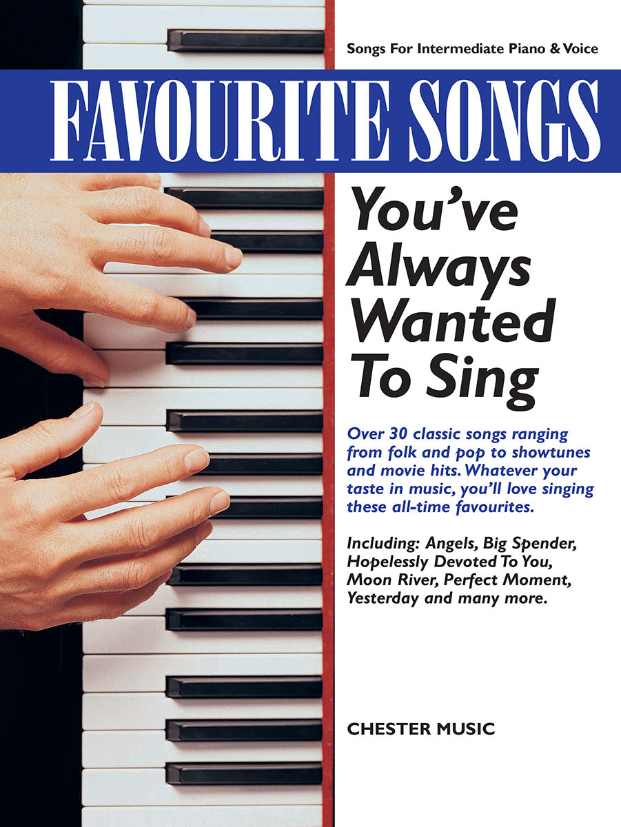Favourite Songs You've Always Wanted To Sing de Jack Long, Livre pour piano et Chant et Guitare