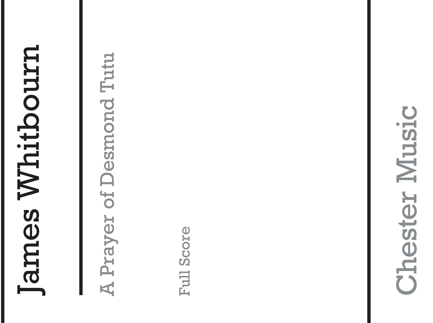 A Prayer Of Desmond Tutu (SSA) de James Whitbourn