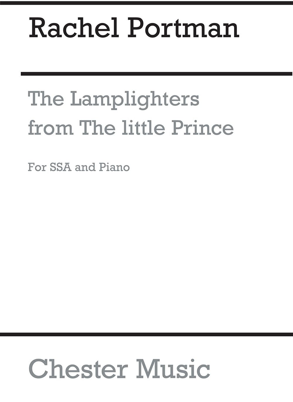 The Lamplighters (The Little Prince) de Rachel Portman, Partition chorale pour sSA and Piano