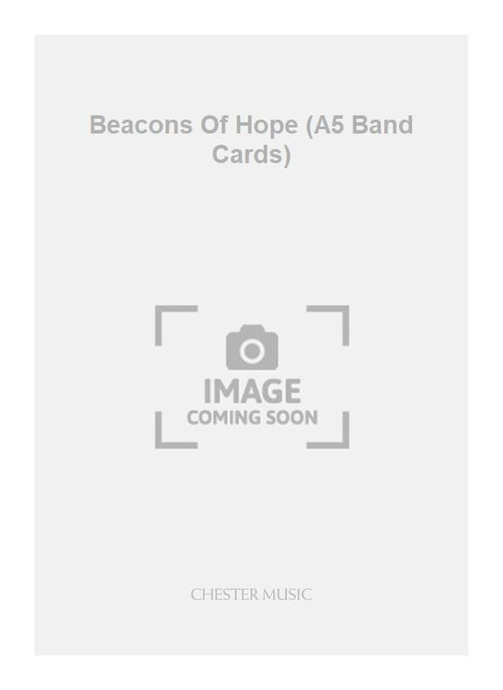 Beacons Of Hope (A5 Band Cards) de Peter Maxwell Davies, Livre pour orchestre d'harmonie et Ensemble de jazz