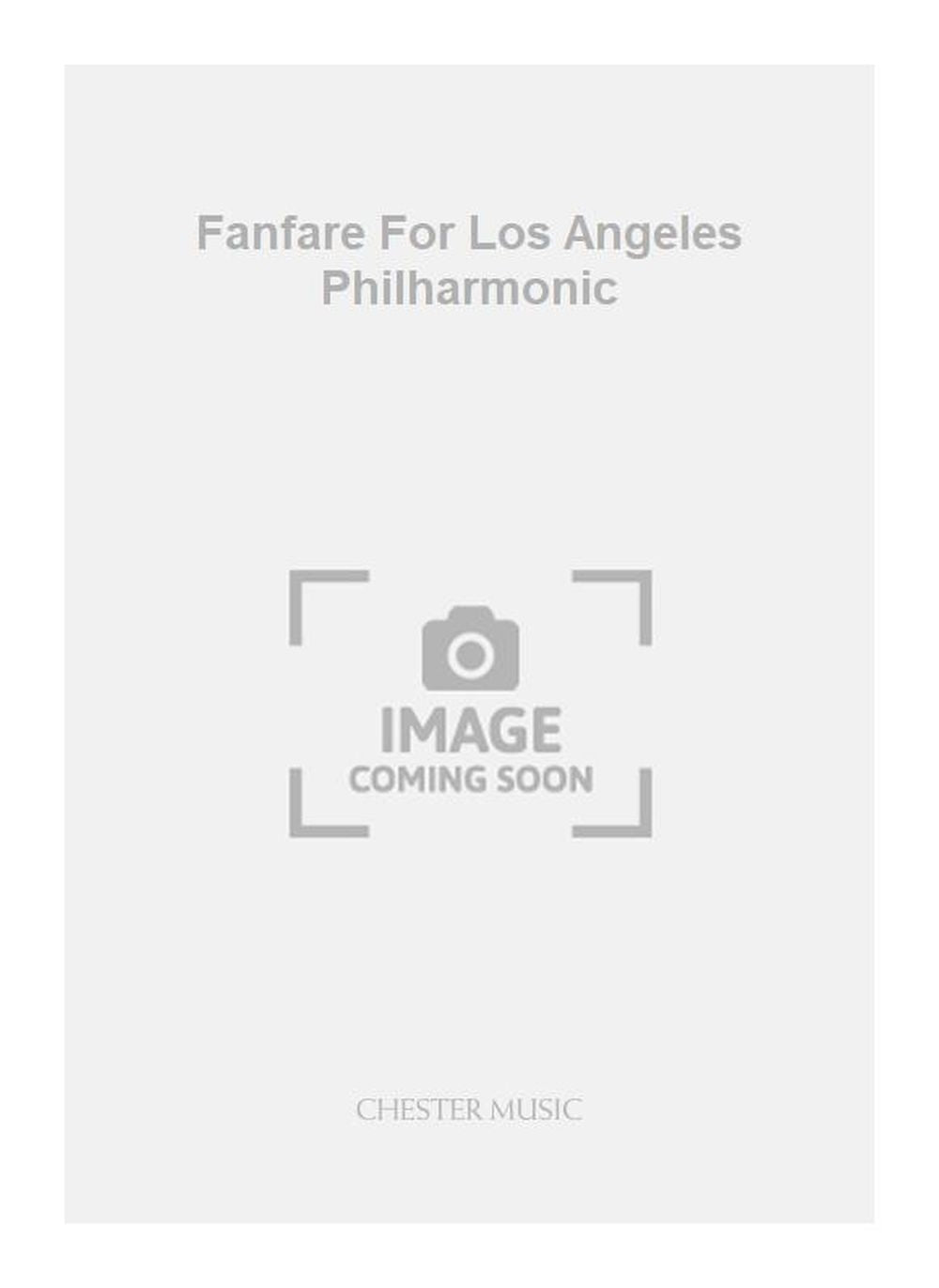 Fanfare For Los Angeles Philharmonic de Witold Lutoslawski, Livre pour ensemble de cuivres et Percussion