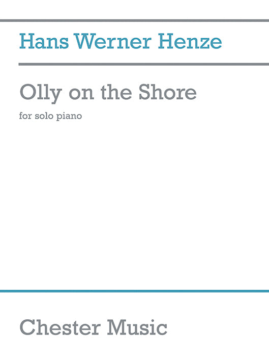 Olly On The Shore de Hans Werner Henze, Livre pour piano