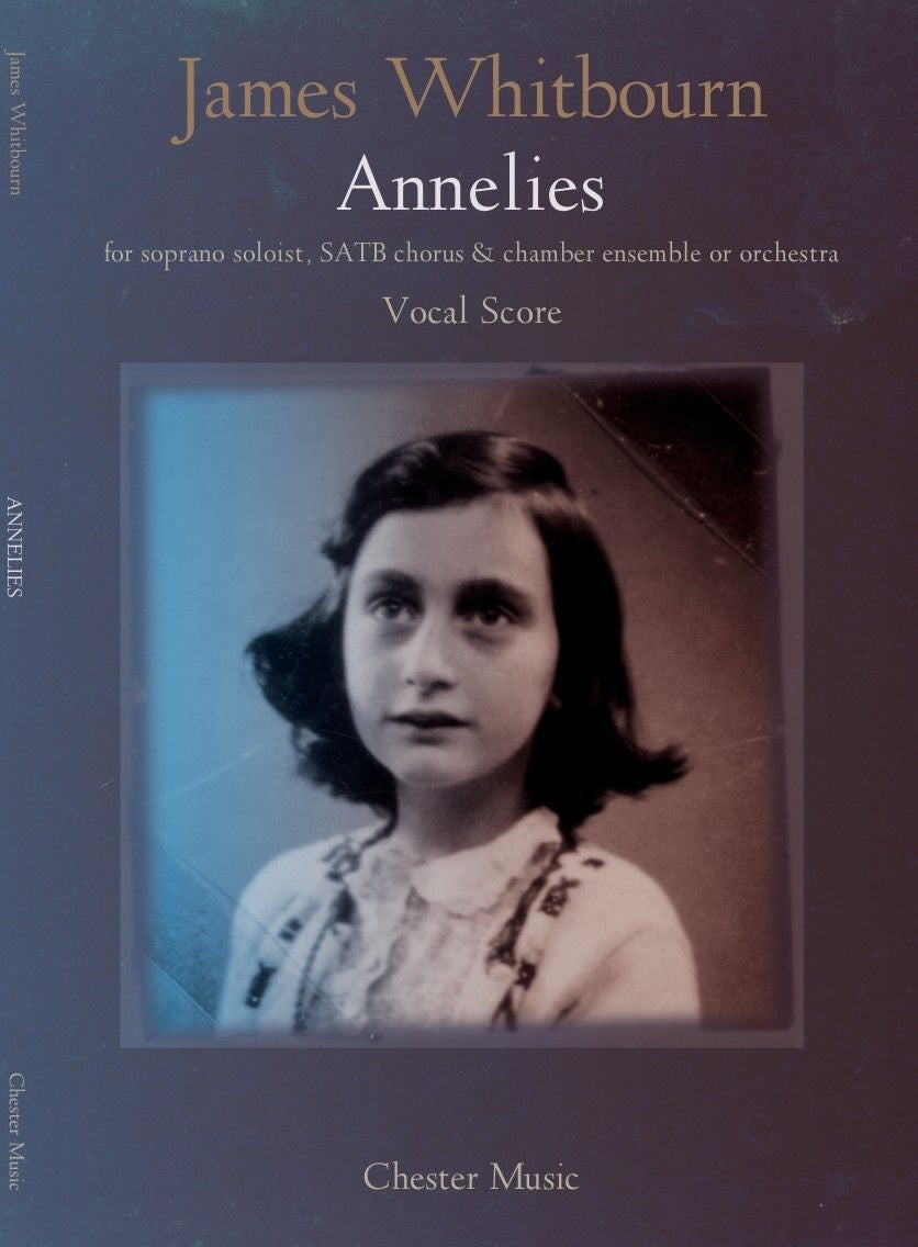 Annelies de James Whitbourn, Partie séparée pour voix de soprano et SATB et Piano