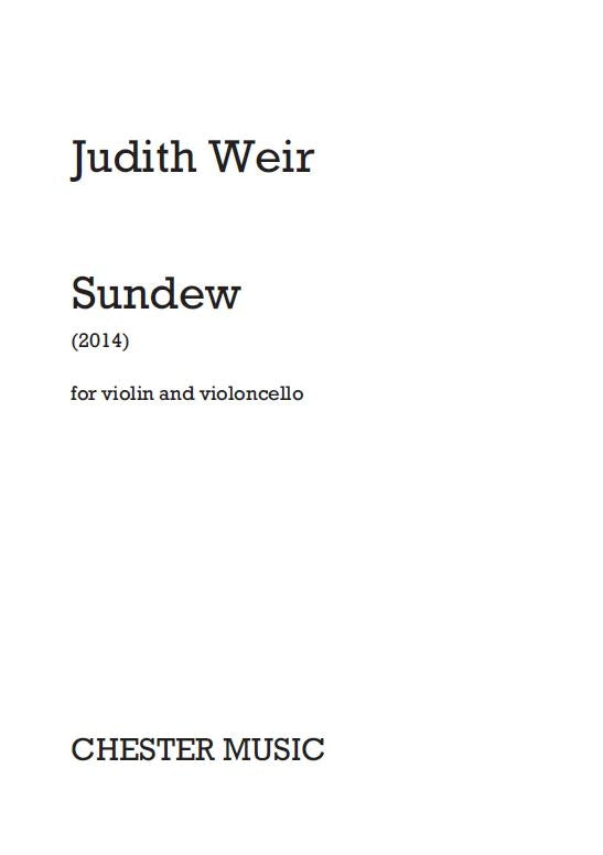 Sundew de Judith Weir, Livre pour violon et Violoncelle