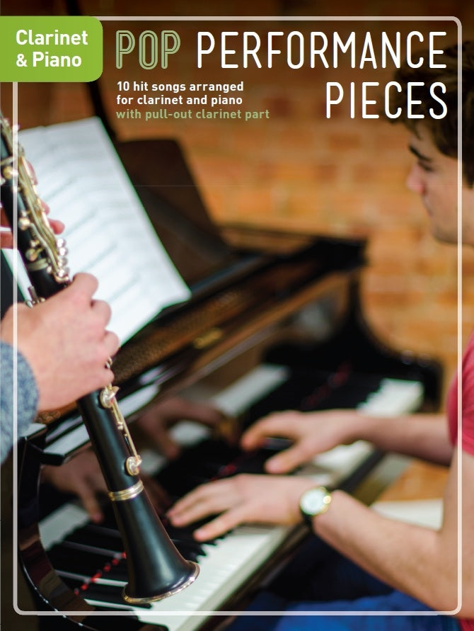 Pop Performance Pieces, Livre pour clarinette et Piano