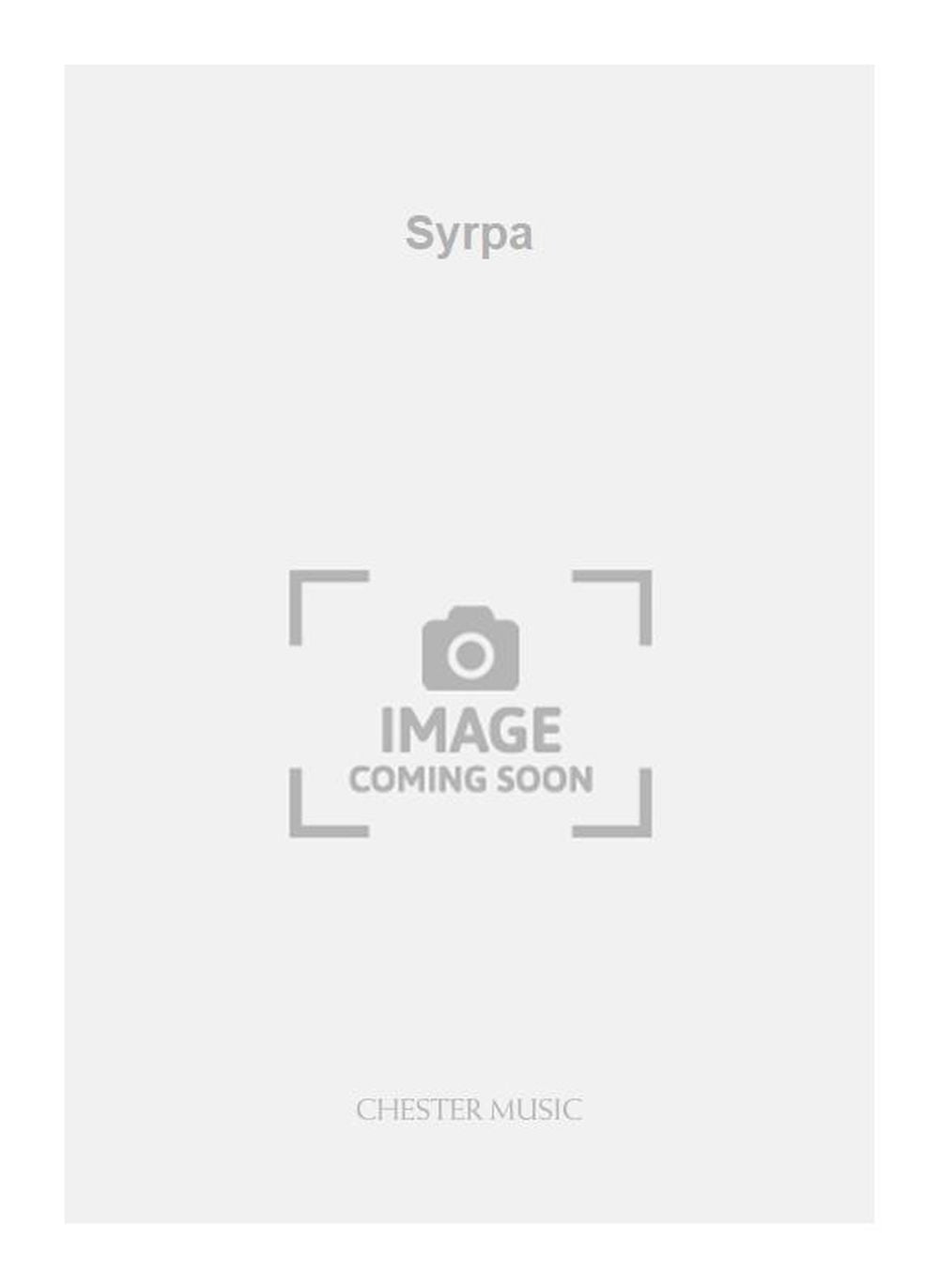 Syrpa de Haflidi Hallgrímsson, Partition pour ensemble de chambre