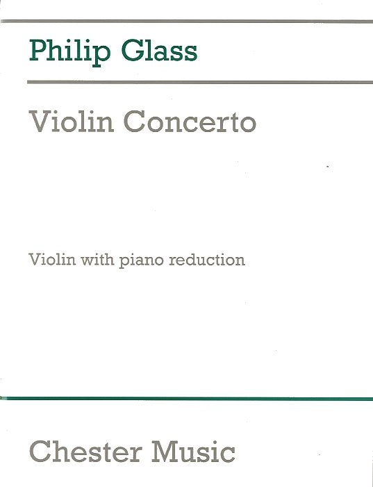 Violin Concerto de Philip Glass, Livre pour violon et Piano
