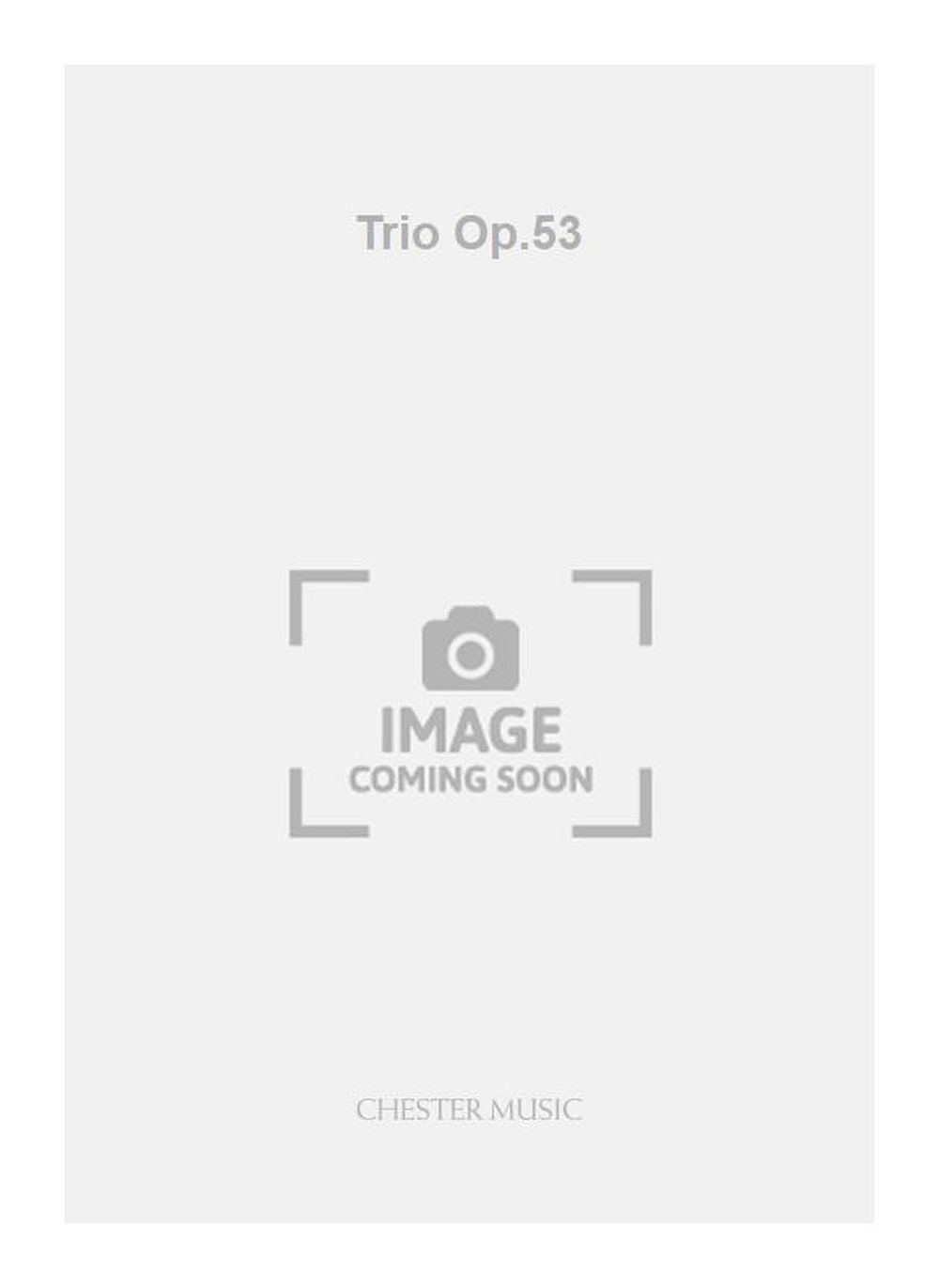 Trio Op.53 de Kurt Hessenberg, Partition pour ensemble de chambre