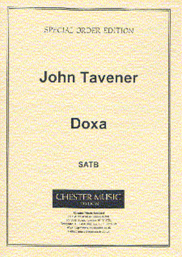 Doxa de John Tavener, Réduction pour piano pour sATB