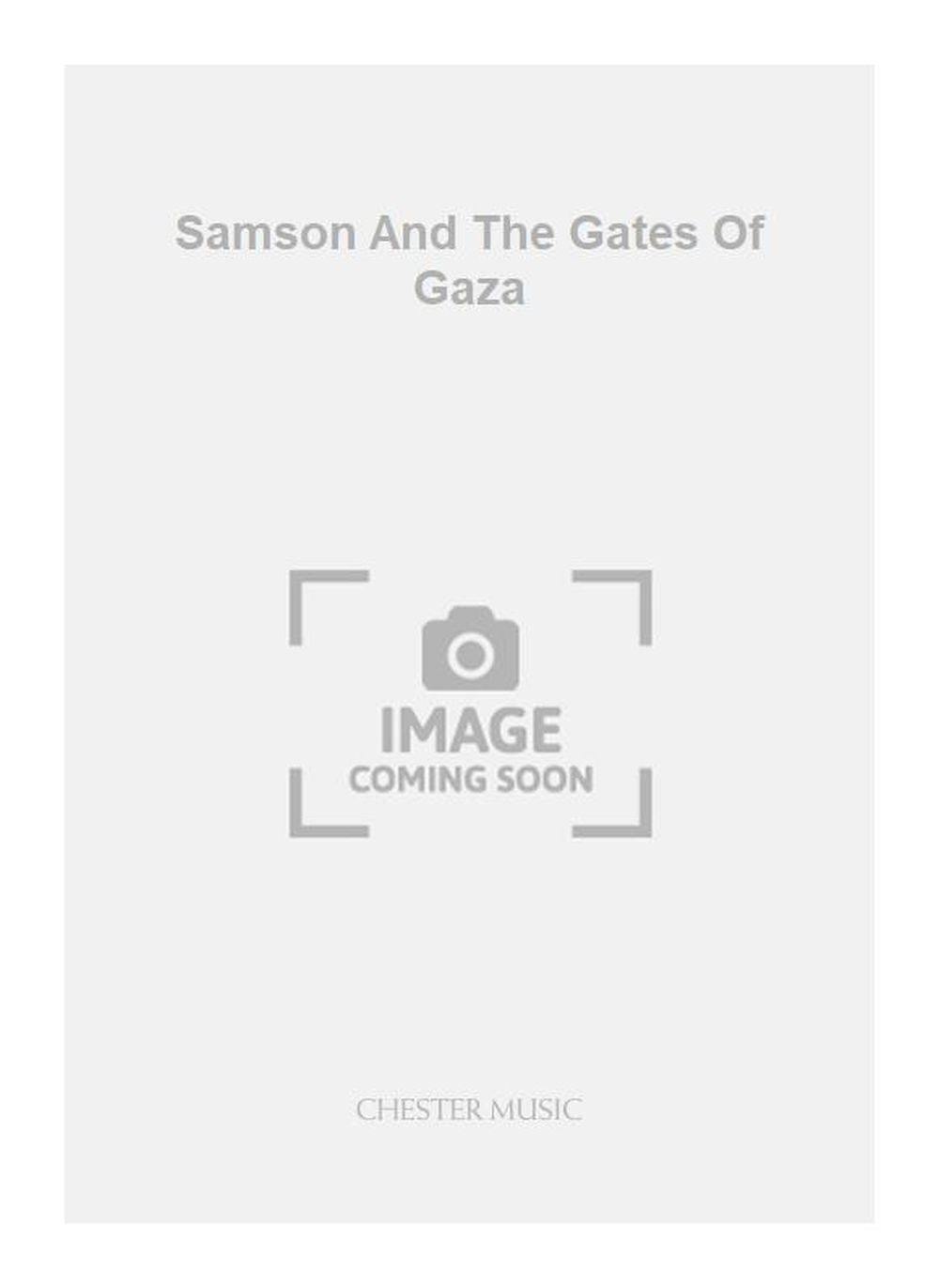 Samson And The Gates Of Gaza de Elizabeth Maconchy, Réduction pour piano pour sATB et Piano