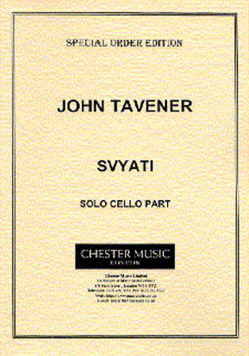 Svyati de John Tavener, Livre pour violoncelle