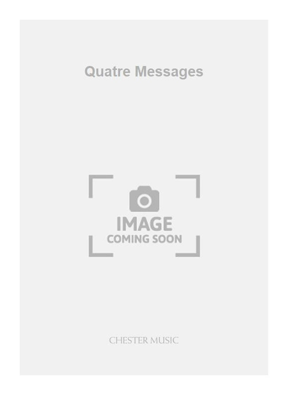 Quatre Messages de Kaija Saariaho, Livre pour flûte