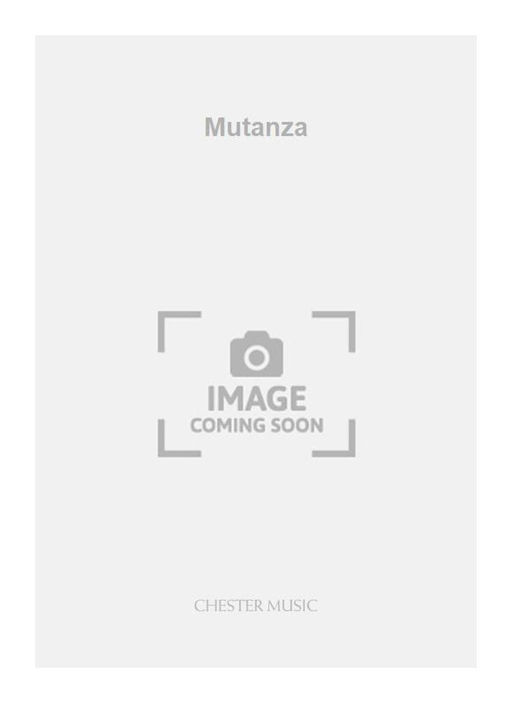 Mutanza de Witold Szalonek, Livre pour piano