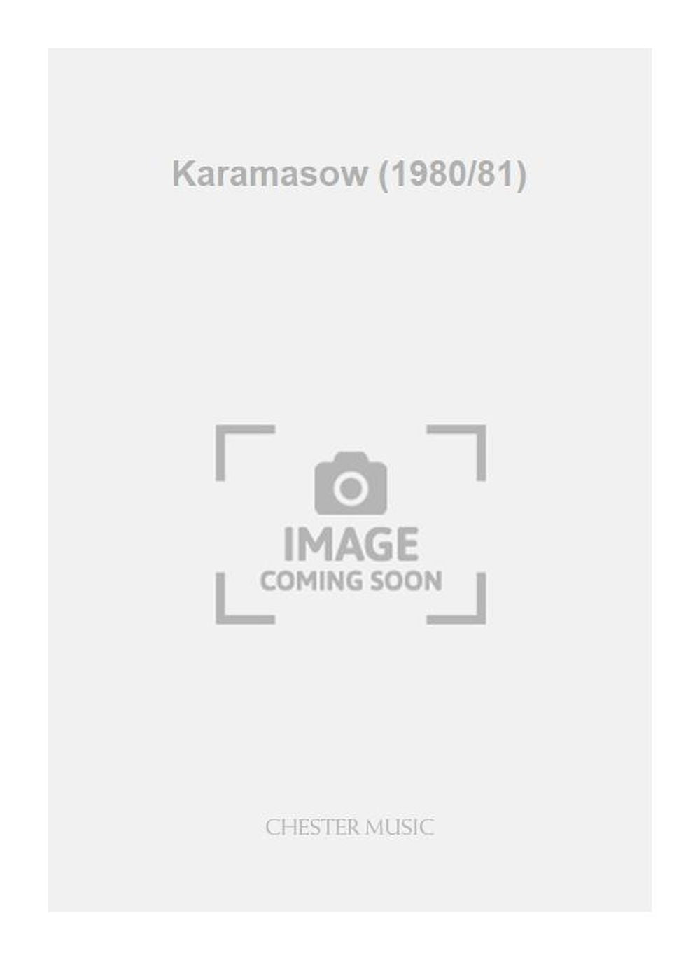 Karamasow (1980/81) de Walter Steffens, Livre pour violoncelle