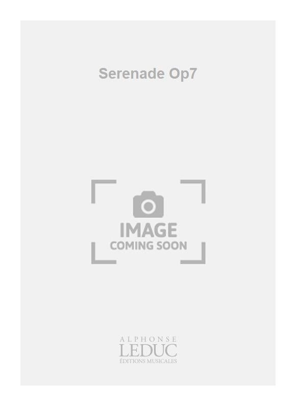 Sérénade Op7 | Pierne | Violon