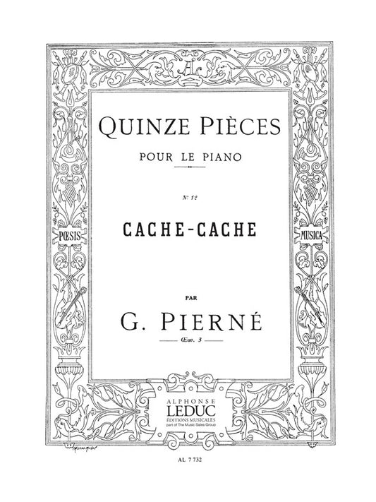 Fifteen Pieces - N°12 Hide and seek de Gabriel Pierné, Partition pour piano