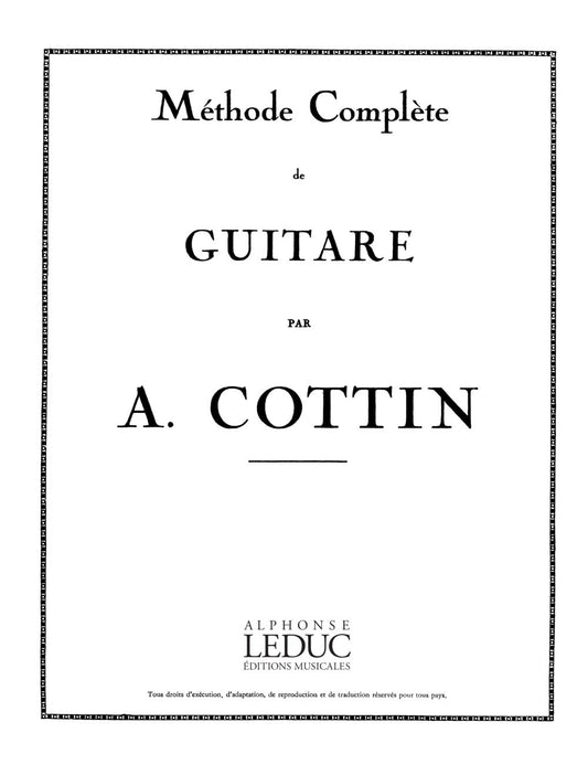 Méthode Complète | Cottin | Guitare