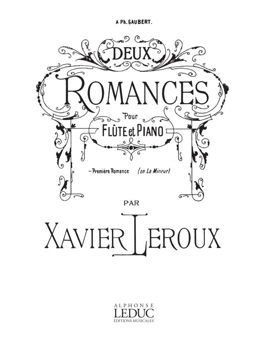 Deux Romances | Leroux | Flûte